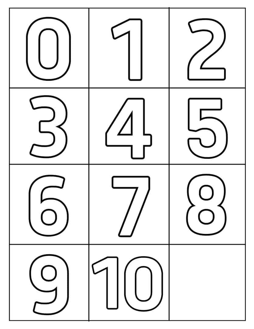 0 10 Printable Numbers Free Templates In All Sizes