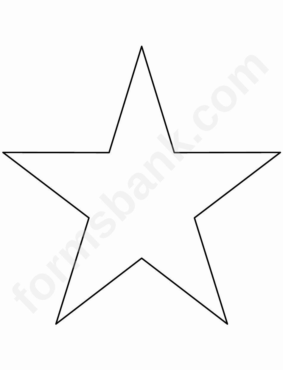 1 Inch Star Template Peterainsworth