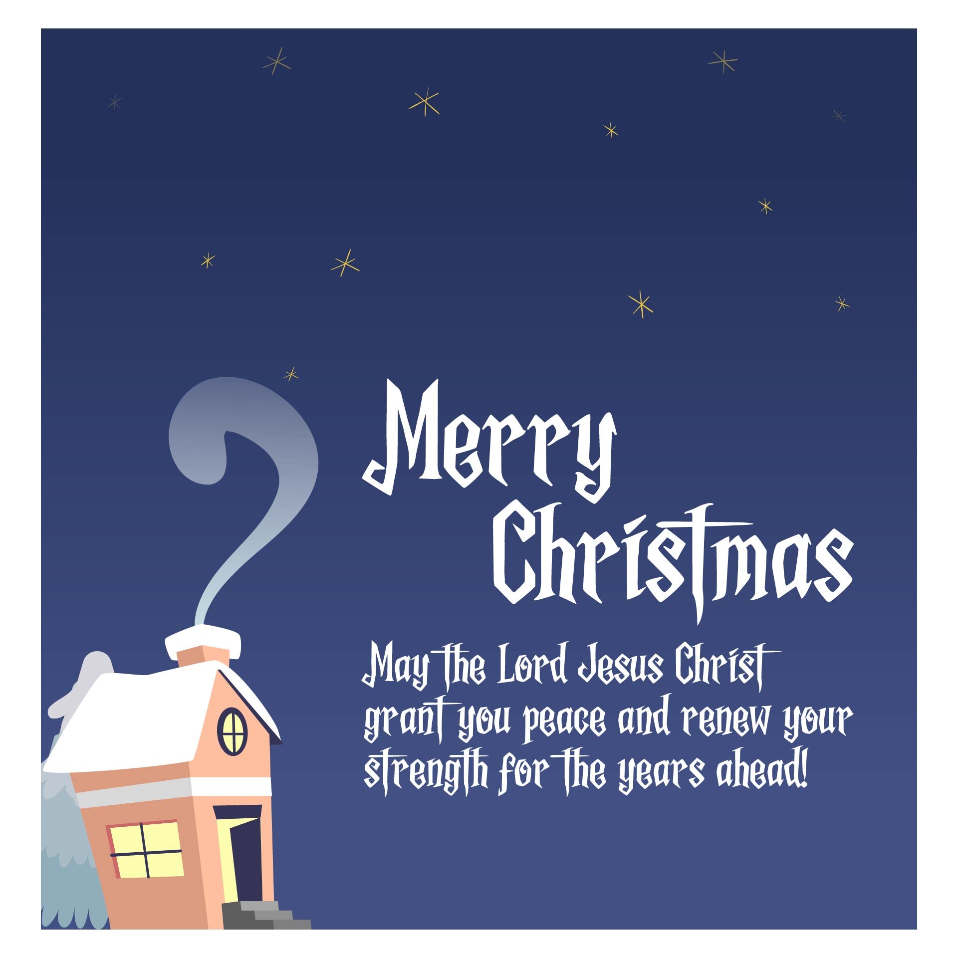 10 Best Free Printable Christmas Thank You Cards Printablee