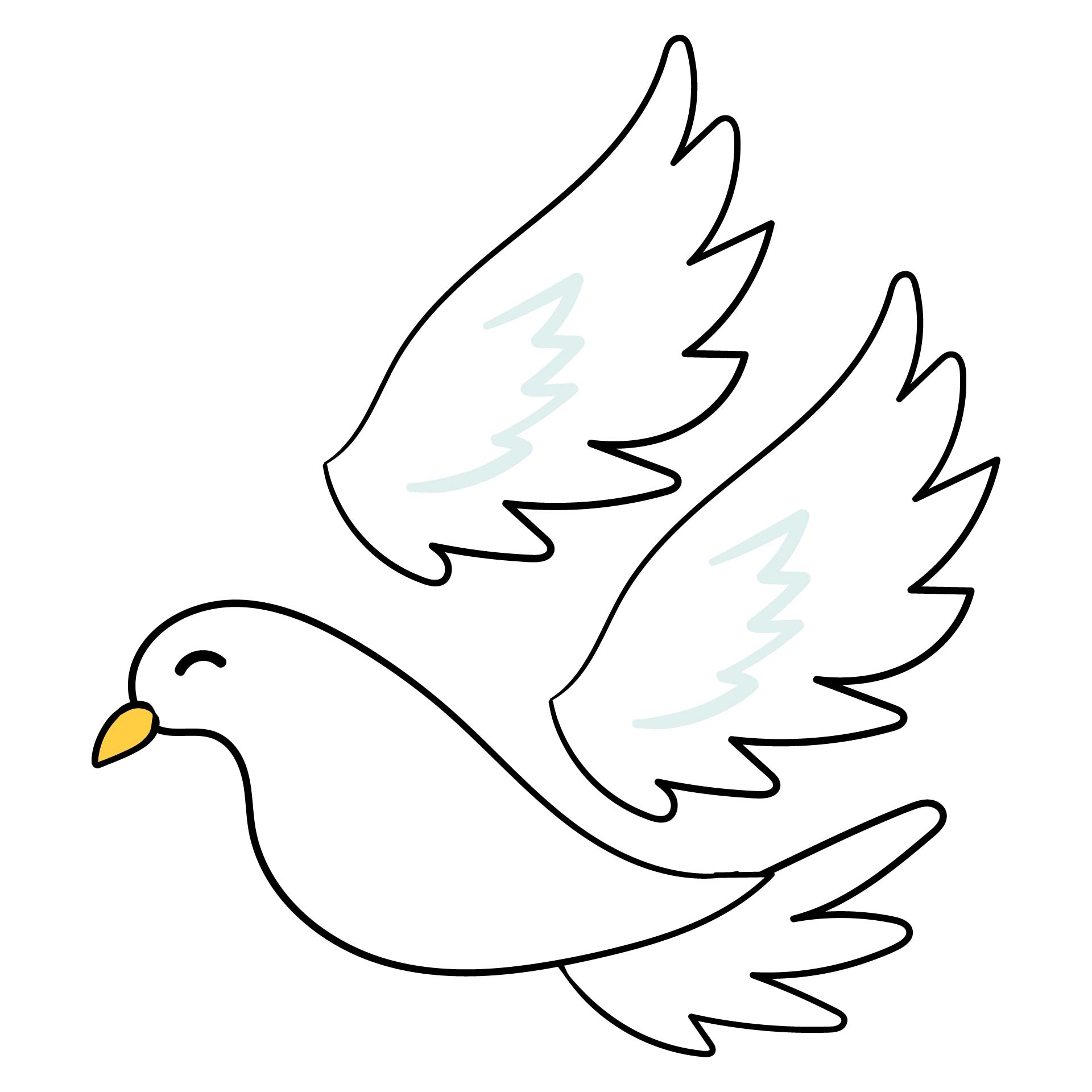 free printable dove patterns