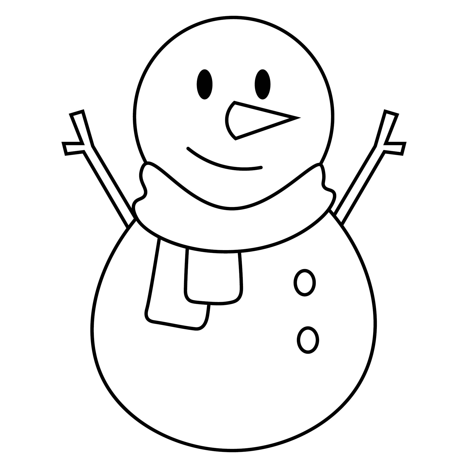 free printable snowman images