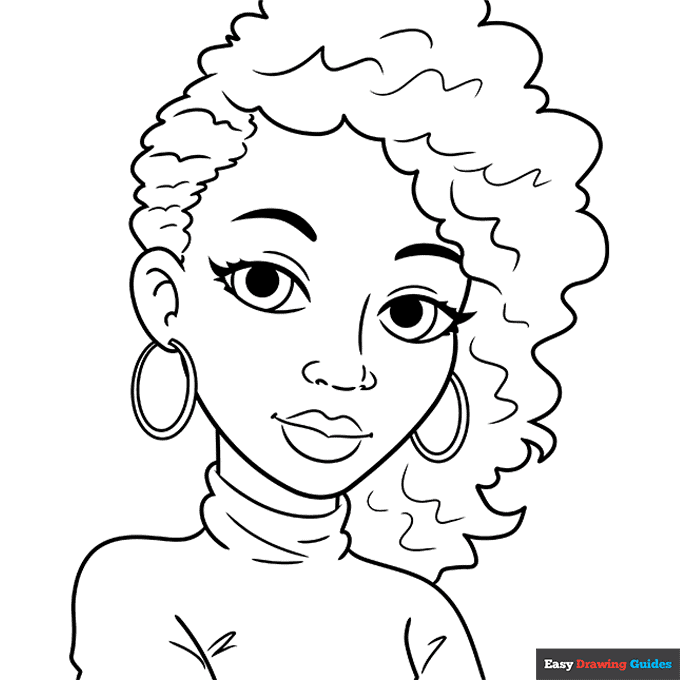 printable coloring pages for black girls