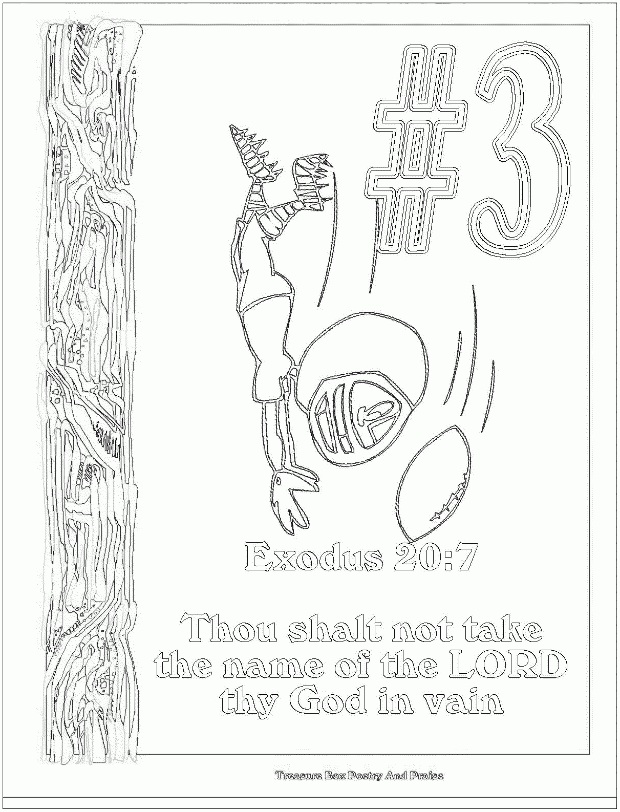 10 Commandments Coloring Pages Free Coloring Home