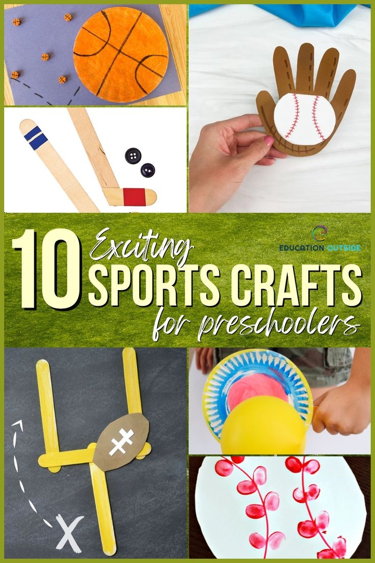 sports crafts for preschoolers printable