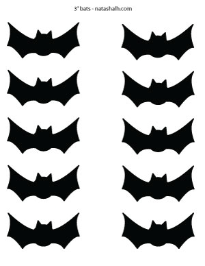 10 Free Printable Bat Outline Templates The Artisan Life