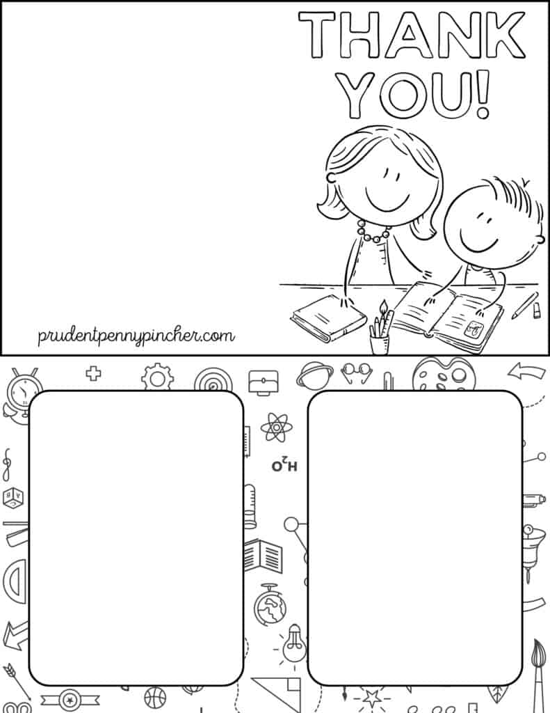 teacher appreciation card template free printable