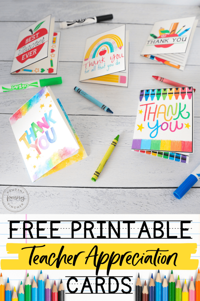 teacher appreciation card printable pdf