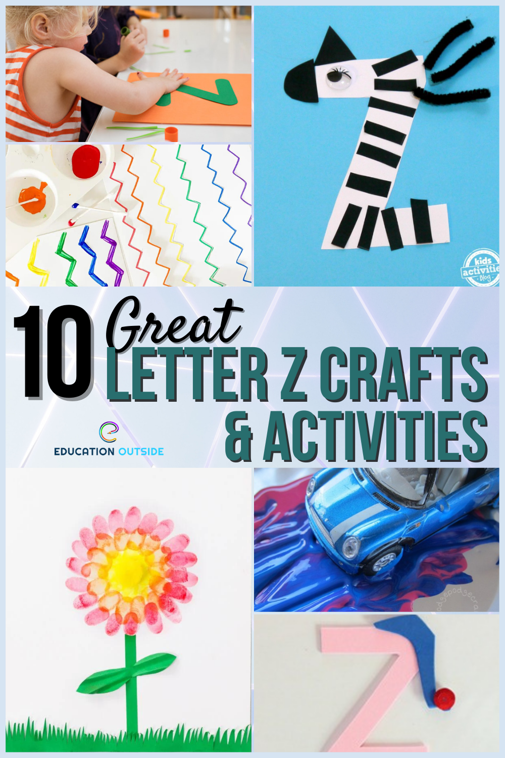 letter z crafts for preschoolers printable