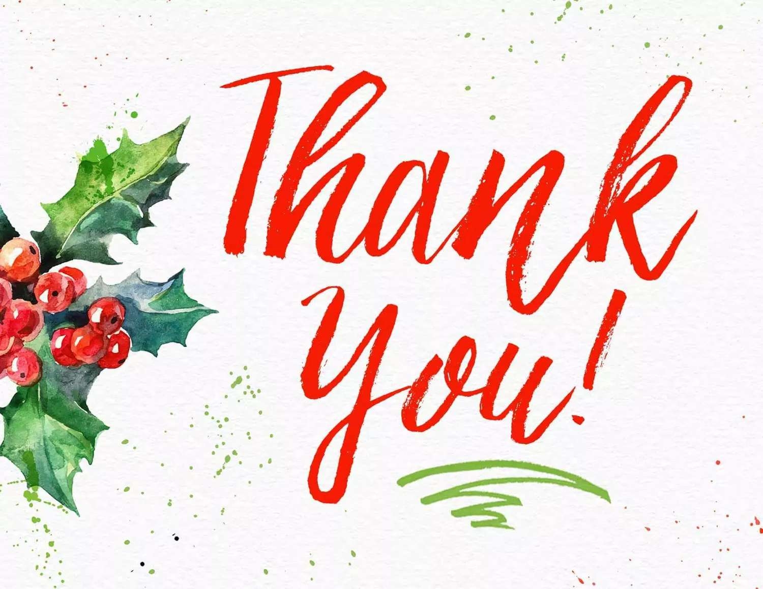 thank you christmas card printable free