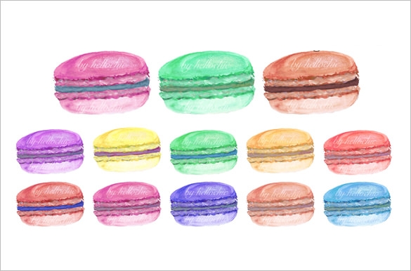 11 Printable Macaron Templates PDF DOC