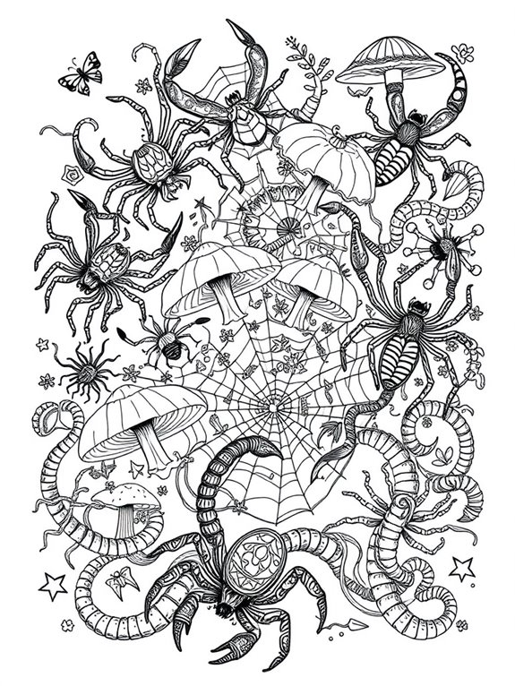 12 Free Printable Creepy Trippy Coloring Pages For Fun