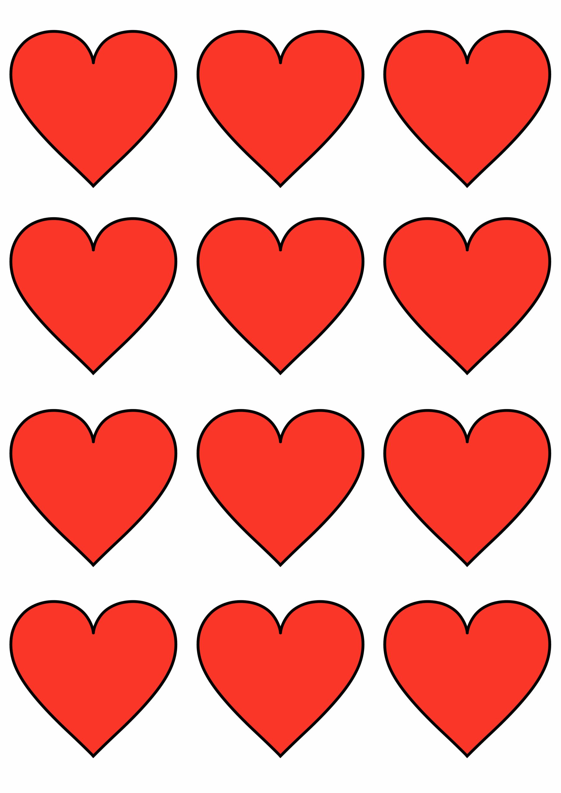 12 Free Printable Heart Templates Cut Outs Freebie Finding Mom