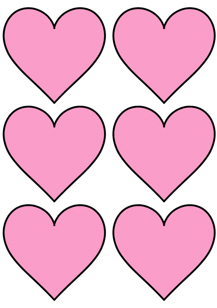 12 Free Printable Heart Templates Cut Outs Freebie Finding Mom