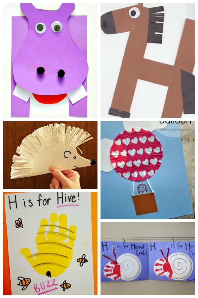 letter h activities for toddlers printable