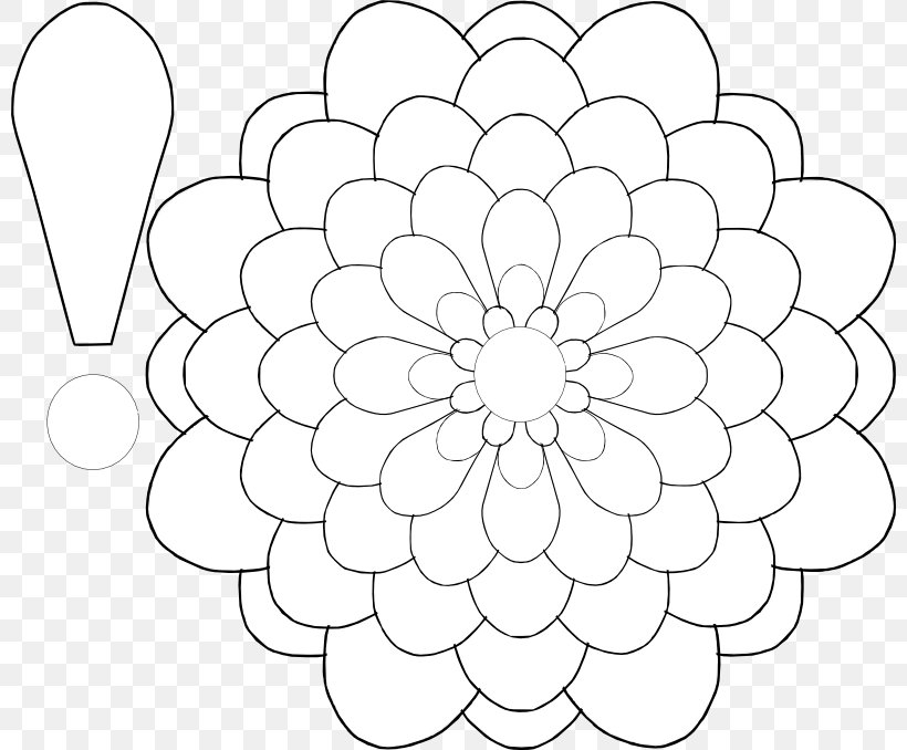 12 Petal Flower Template Best Flower Site