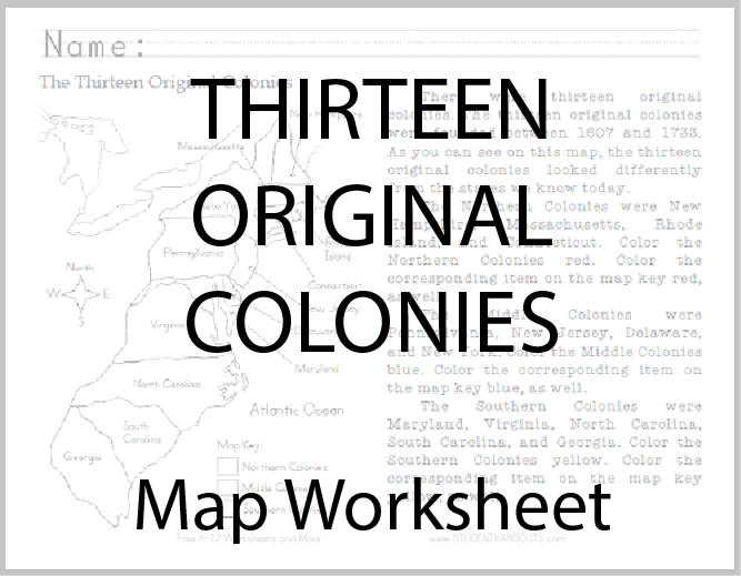13 Colonies Map Quiz 13 Colonies Map Worksheet Blank 13 Colonies Map