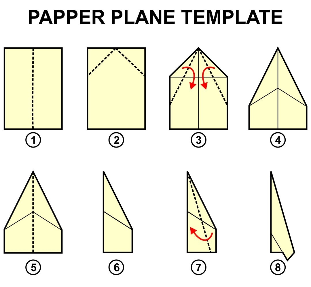 airplane printable template