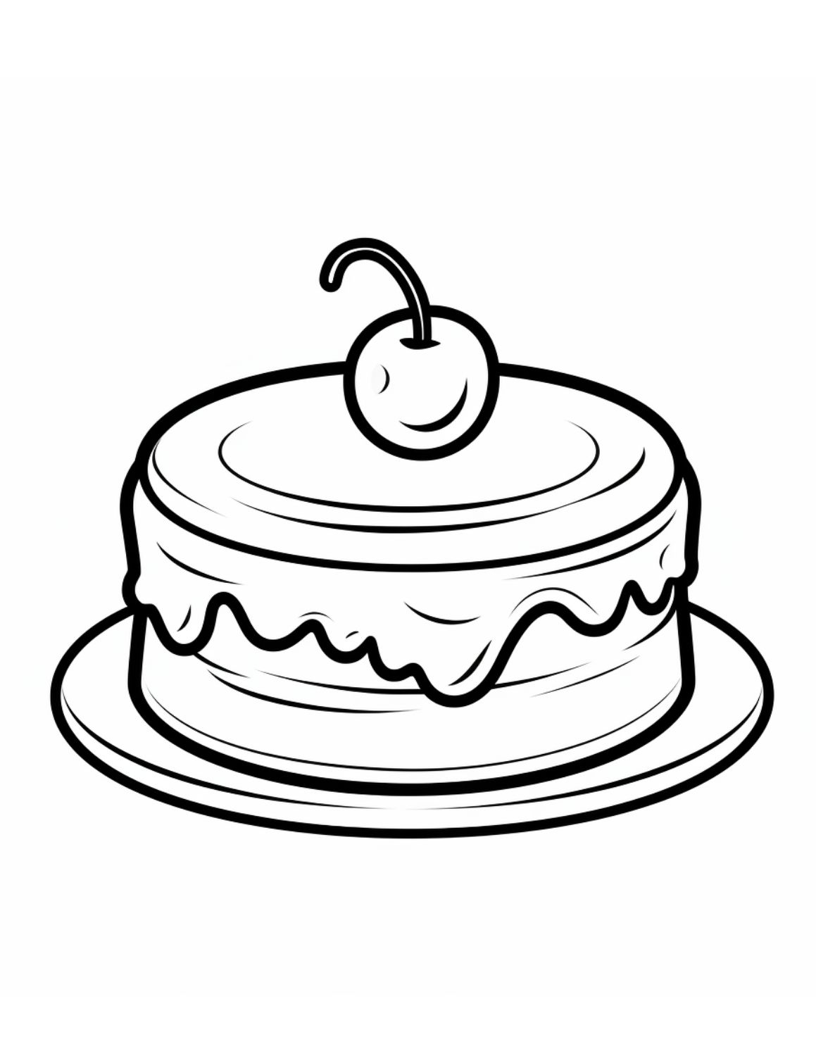 14 Free Printable Cake Coloring Pages For Kids And Adults Skip To My Lou