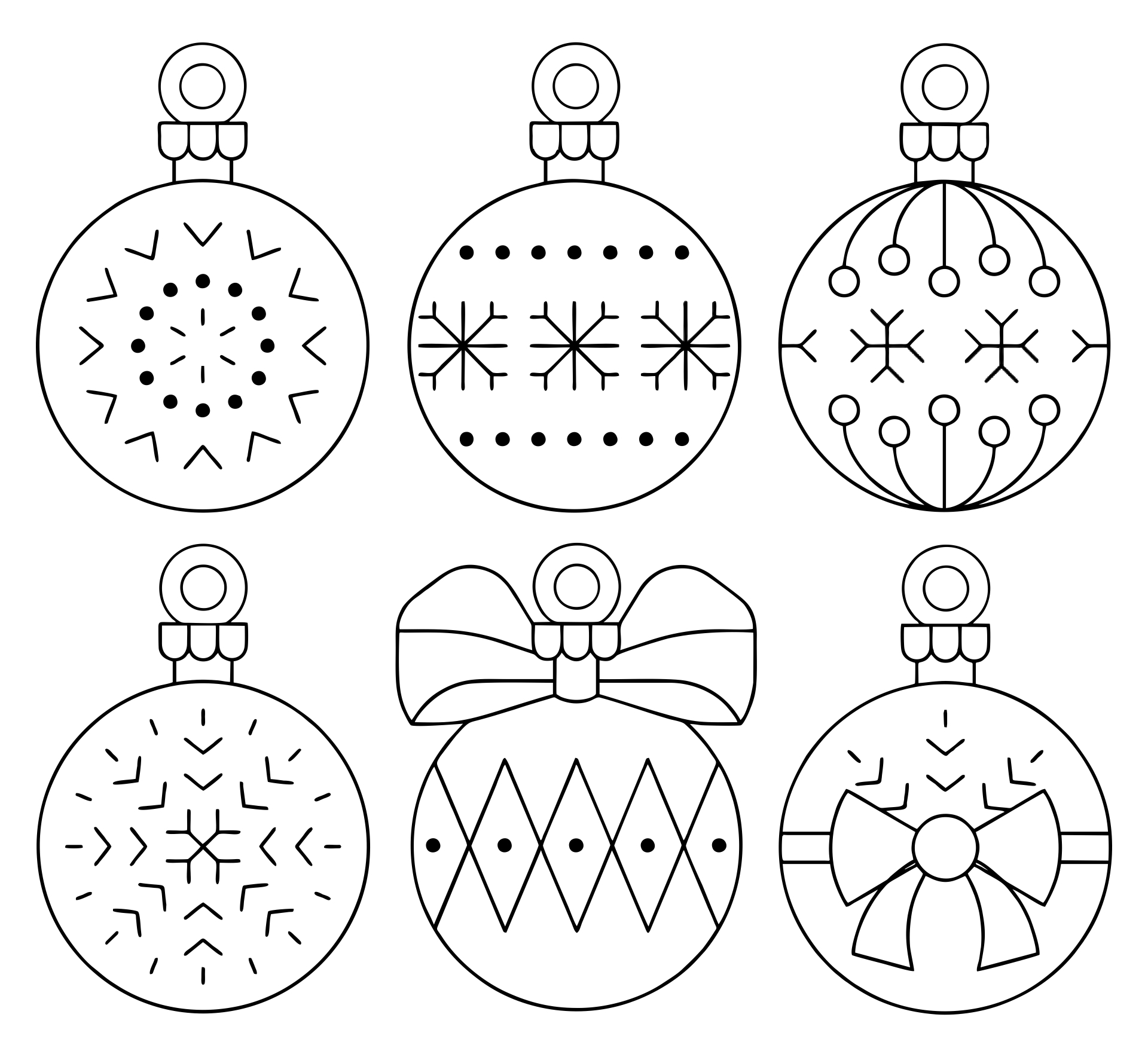free printable christmas ornament templates