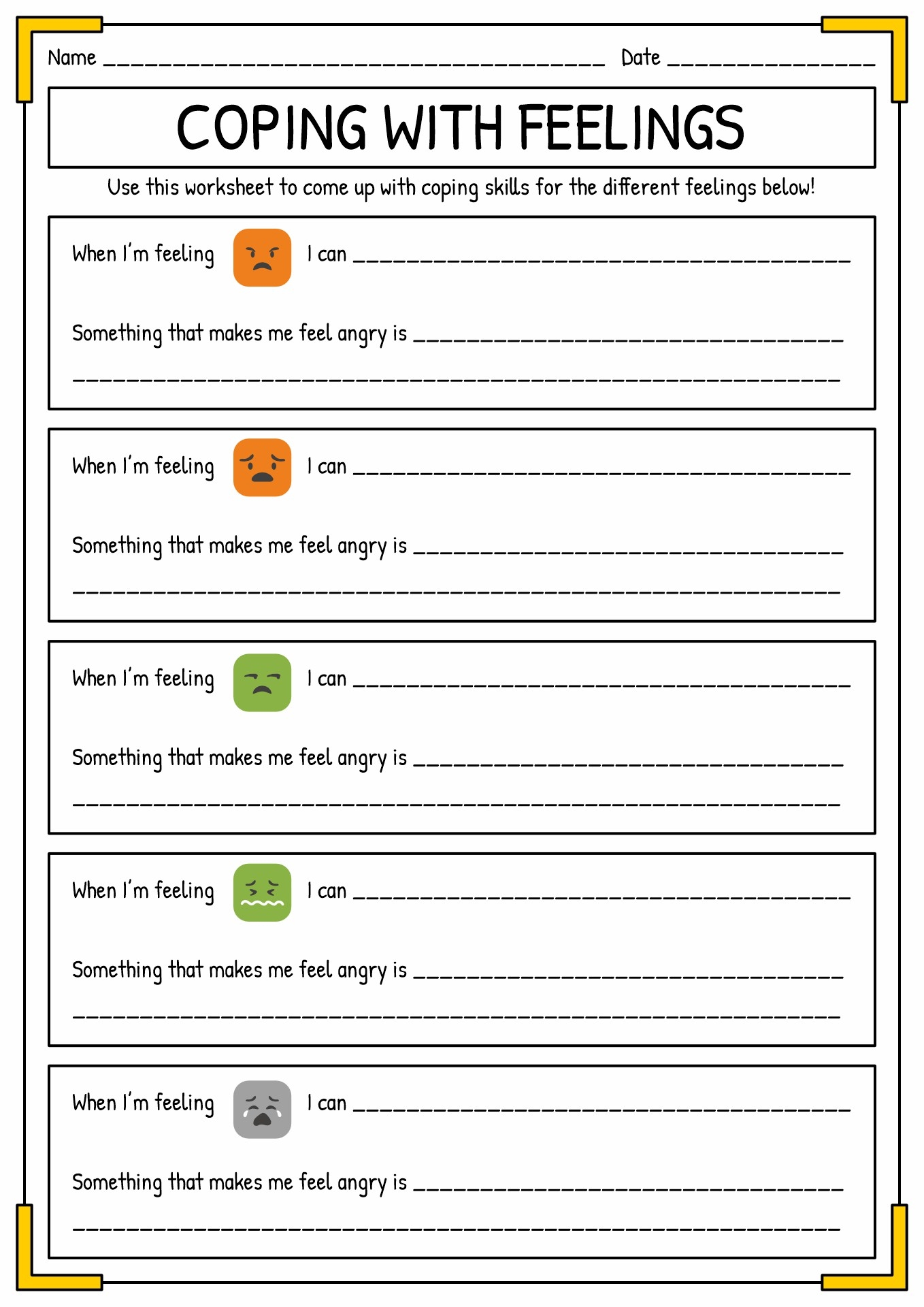 17 CBT Coping Skills Worksheets Free PDF At Worksheeto 