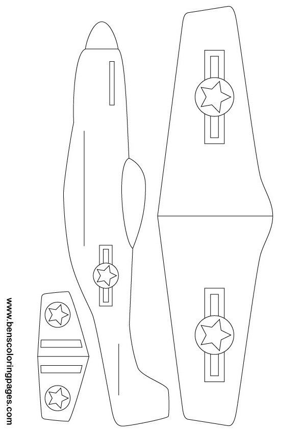 20 Airplane Template To Cut Out Simple Template Design