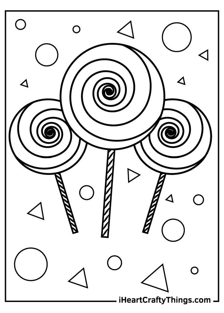 20 Free Candy Coloring Pages For Kids And Adults Blitsy