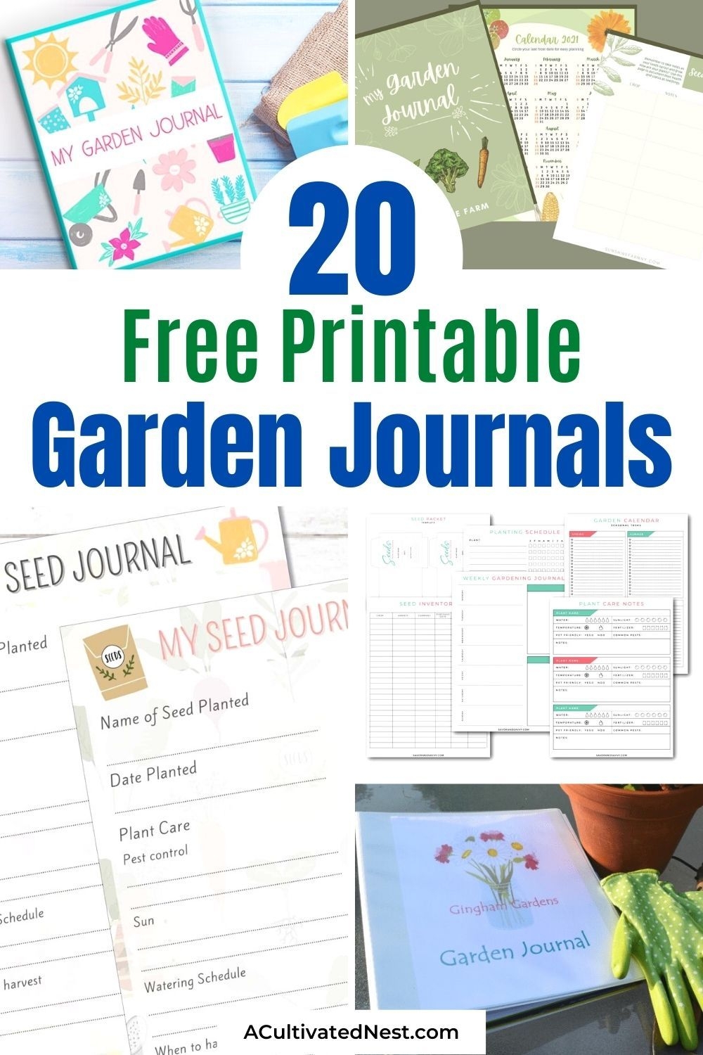 20 Free Printable Garden Journals For Better Gardening