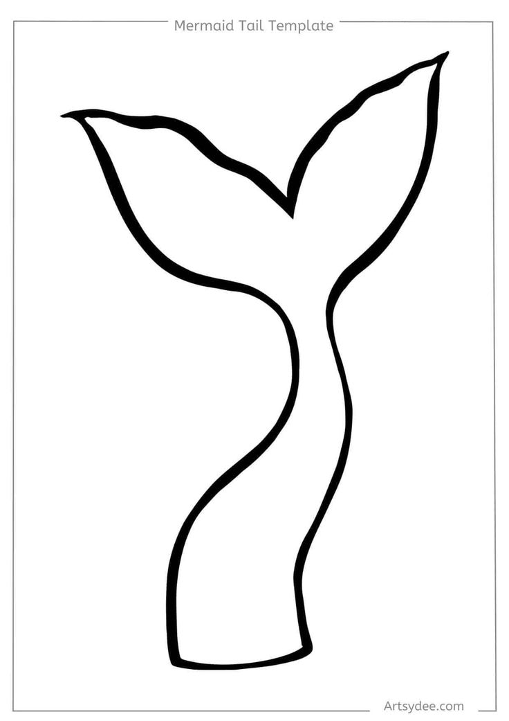 20 FREE Printable Mermaid Tail Templates Creative Printable PDF