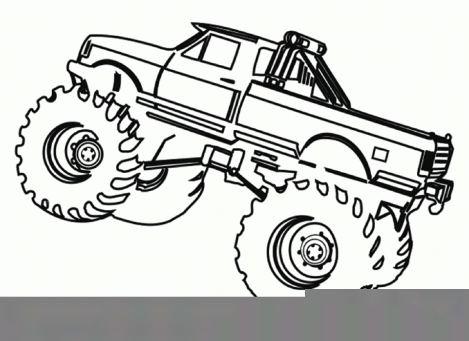 20 Free Printable Monster Truck Coloring Pages EverFreeColoring