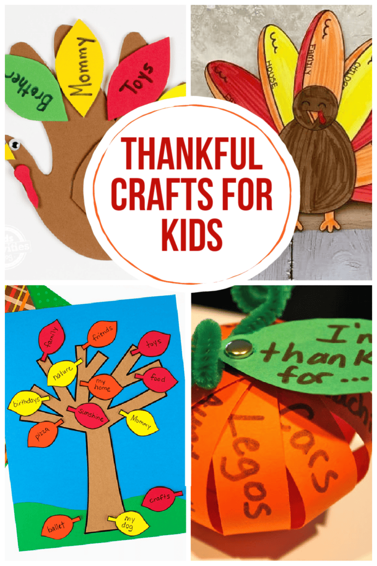 20 Thankful Crafts For Preschoolers