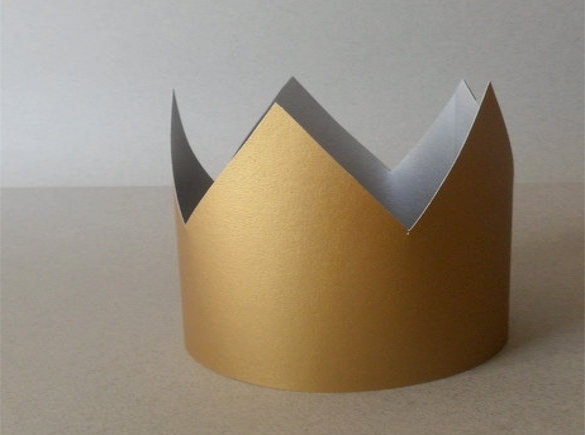 23 Paper Crown Templates PDF DOC