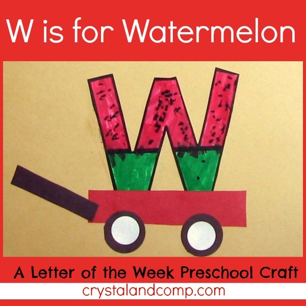 25 Best W Crafts For Preschoolers Home Family Style And Art Ideas