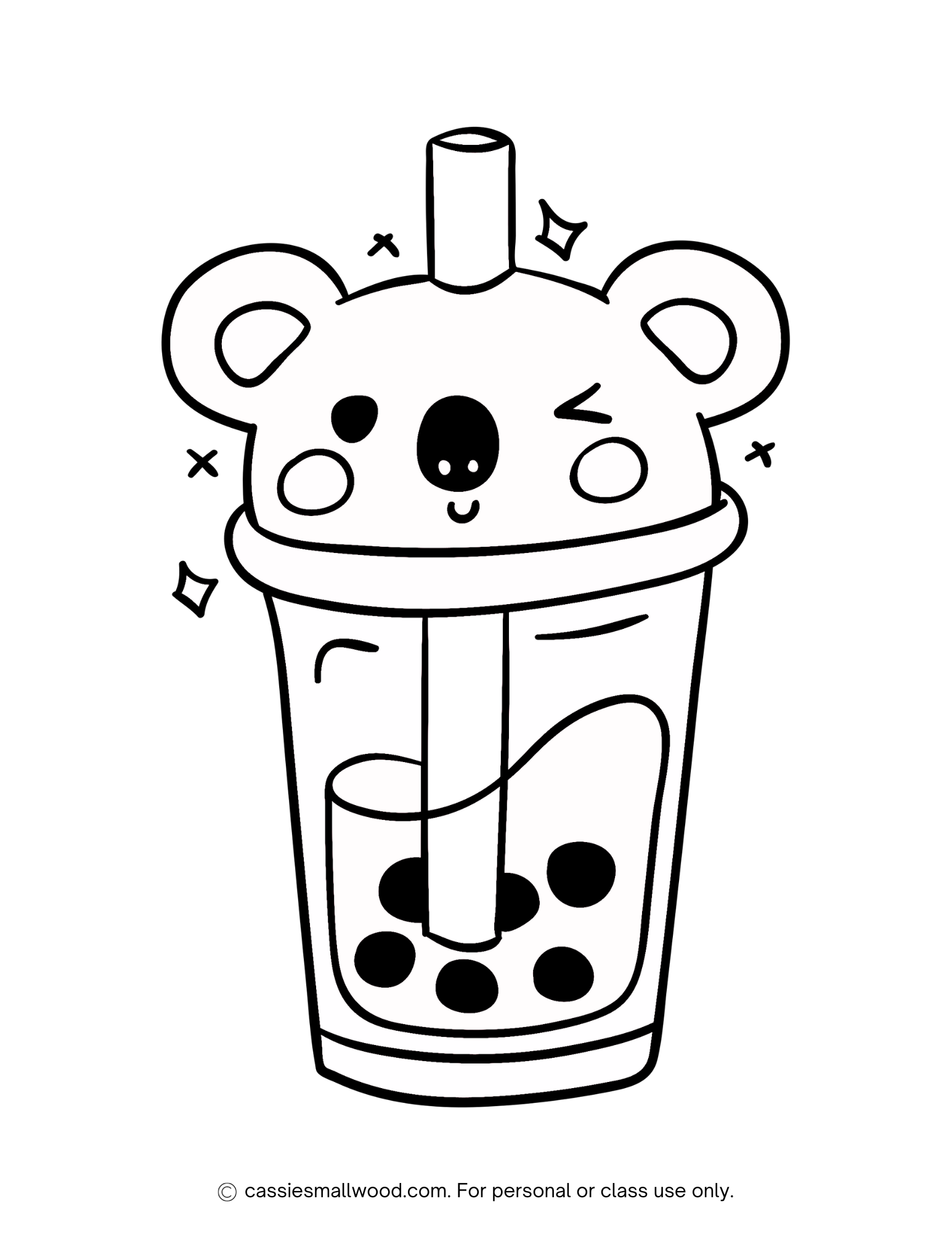 25 Cute Boba Tea Coloring Pages Free Printables In 2024 Coloring