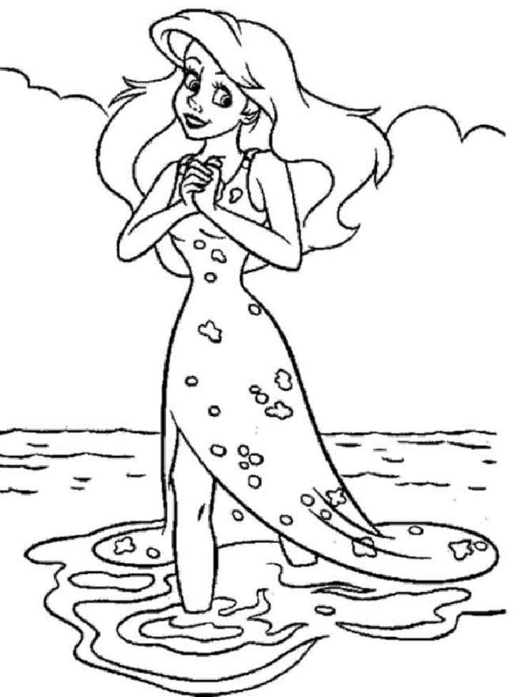 25 Free Ariel Coloring Pages For Kids And Adults