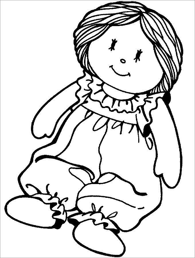 27 Paper Doll Templates Crafts Coloring Pages