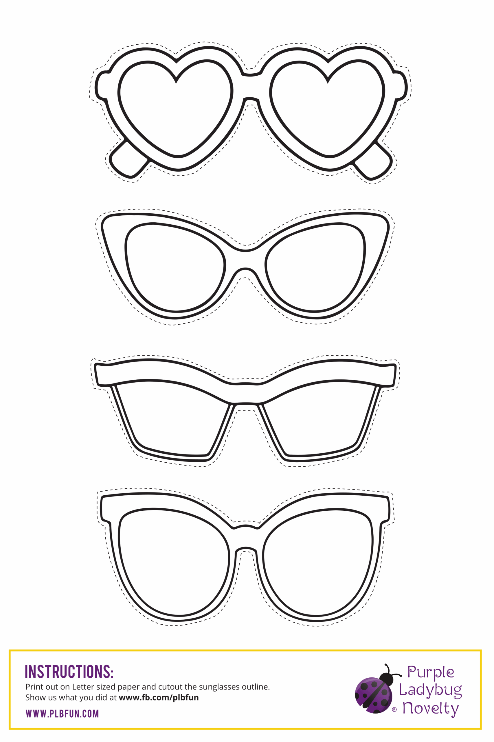 33 2020 Paper Glasses Template Ideas This Is Edit