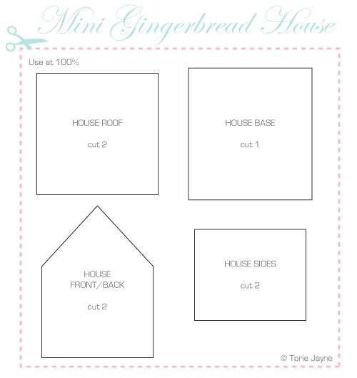 4 Best Images Of Printable Gingerbread House Patterns Mansion