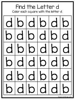 40 No Prep B And D Letter Reversal Worksheets And Activities Phonics