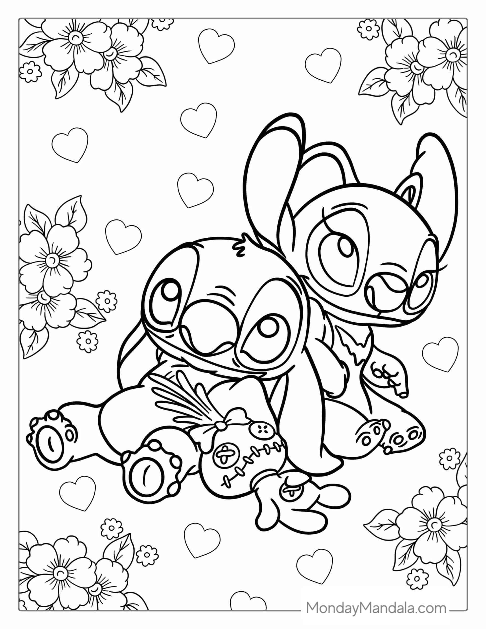 free coloring pages flower