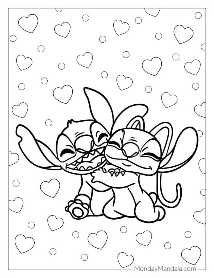 42 Lilo Stitch Coloring Pages Free PDF Printables Stitch Coloring 