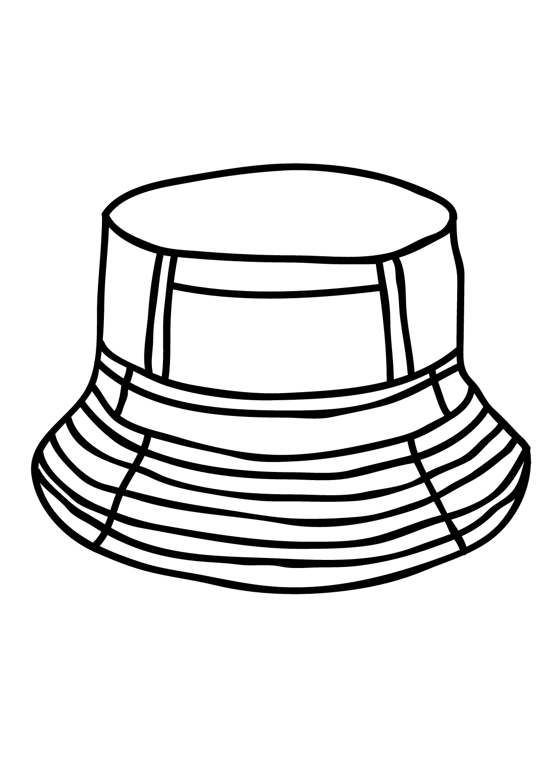 Hat Coloring Page