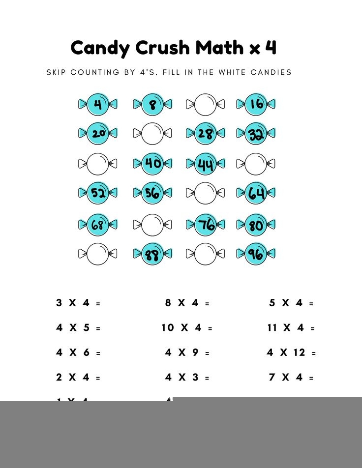 4S Multiplication Worksheets Multiplication Worksheets