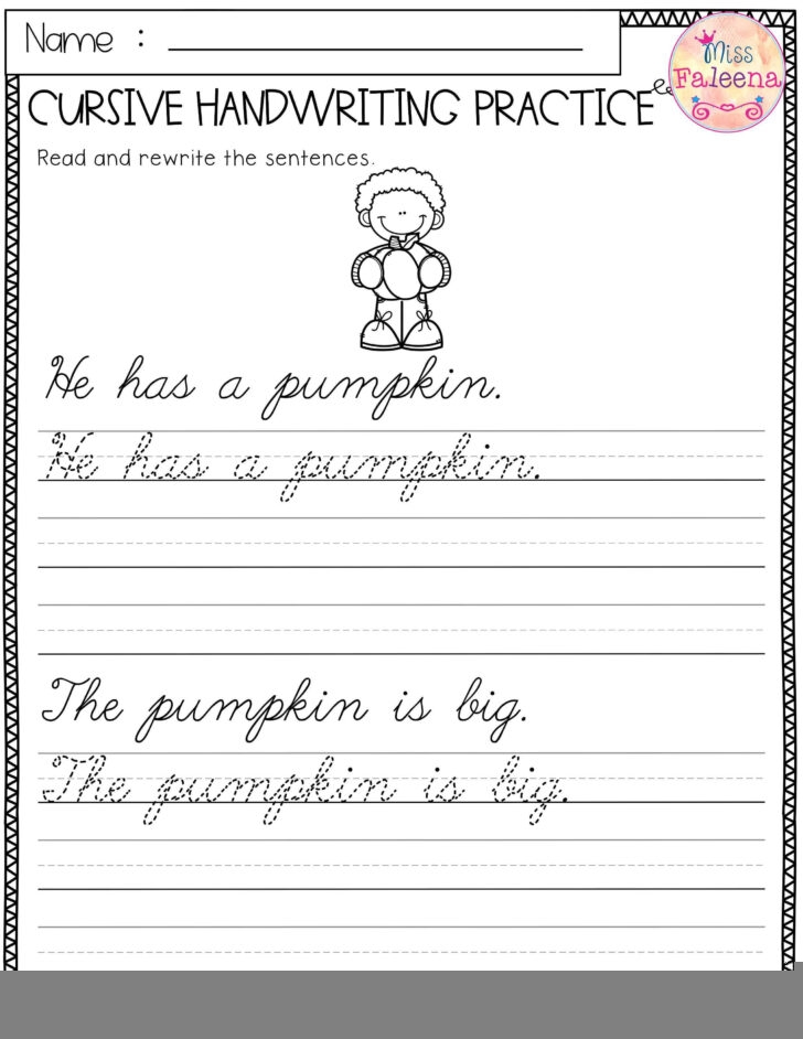 4th Grade Handwriting Practice Worksheets Worksheetpedia Handwriting 