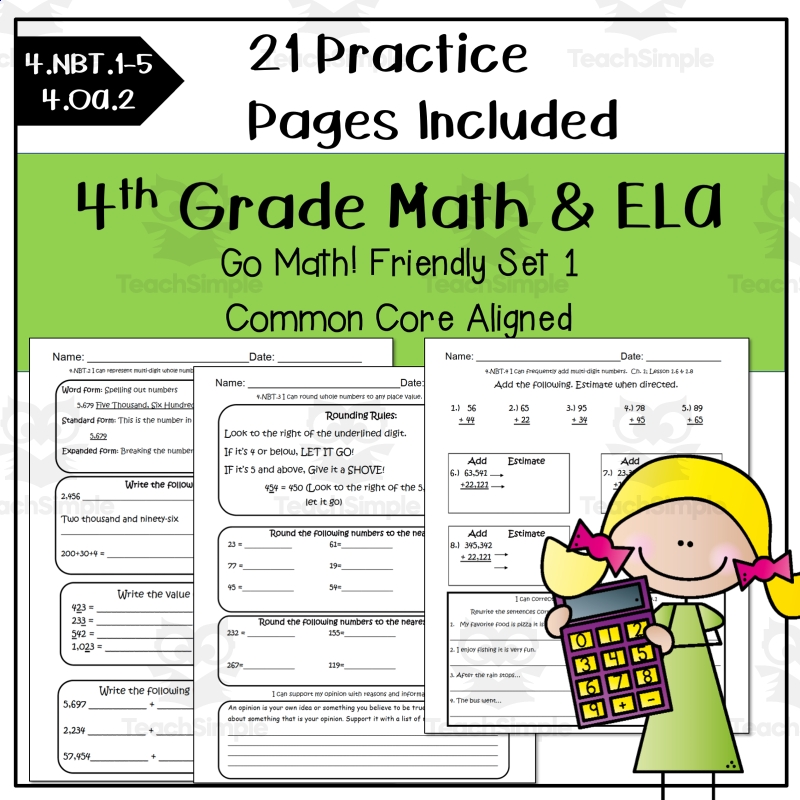 4th Grade Math Worksheets With Answers Free Printable Resources