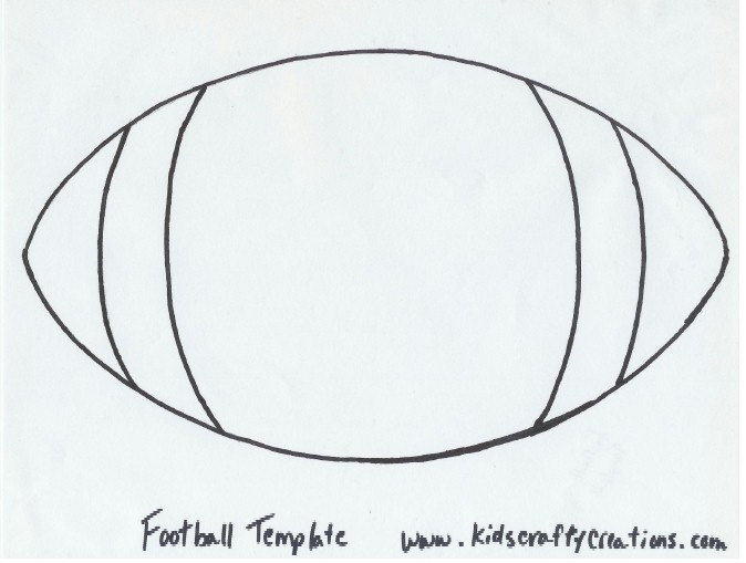 free printable football shapes