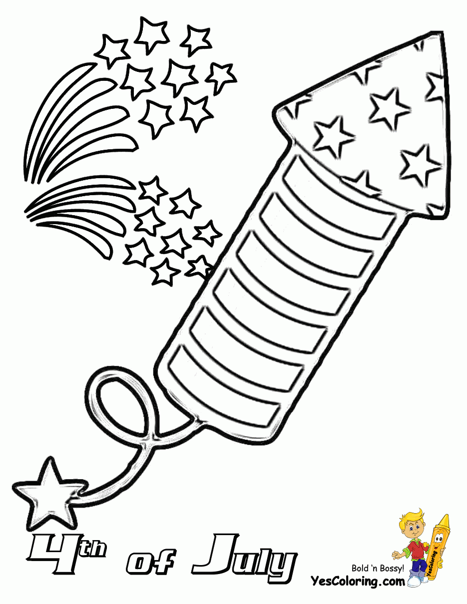 free coloring pages fourth of july