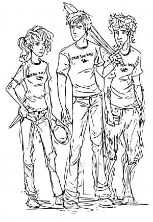 5 Free Printable Percy Jackson Coloring Pages For Adults And Kids 