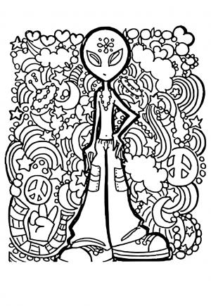 5 Free Printable Stoner Coloring Pages For Adults And Kids Lystok