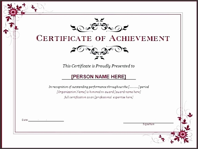 5 Microsoft Award Templates SampleTemplatess SampleTemplatess