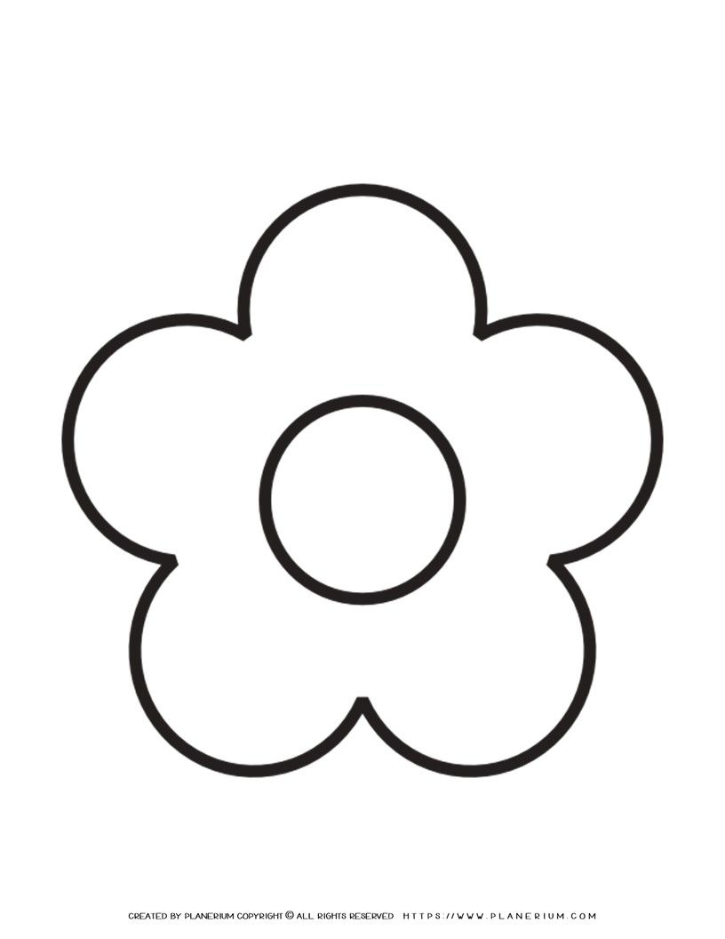 paper flower petals template